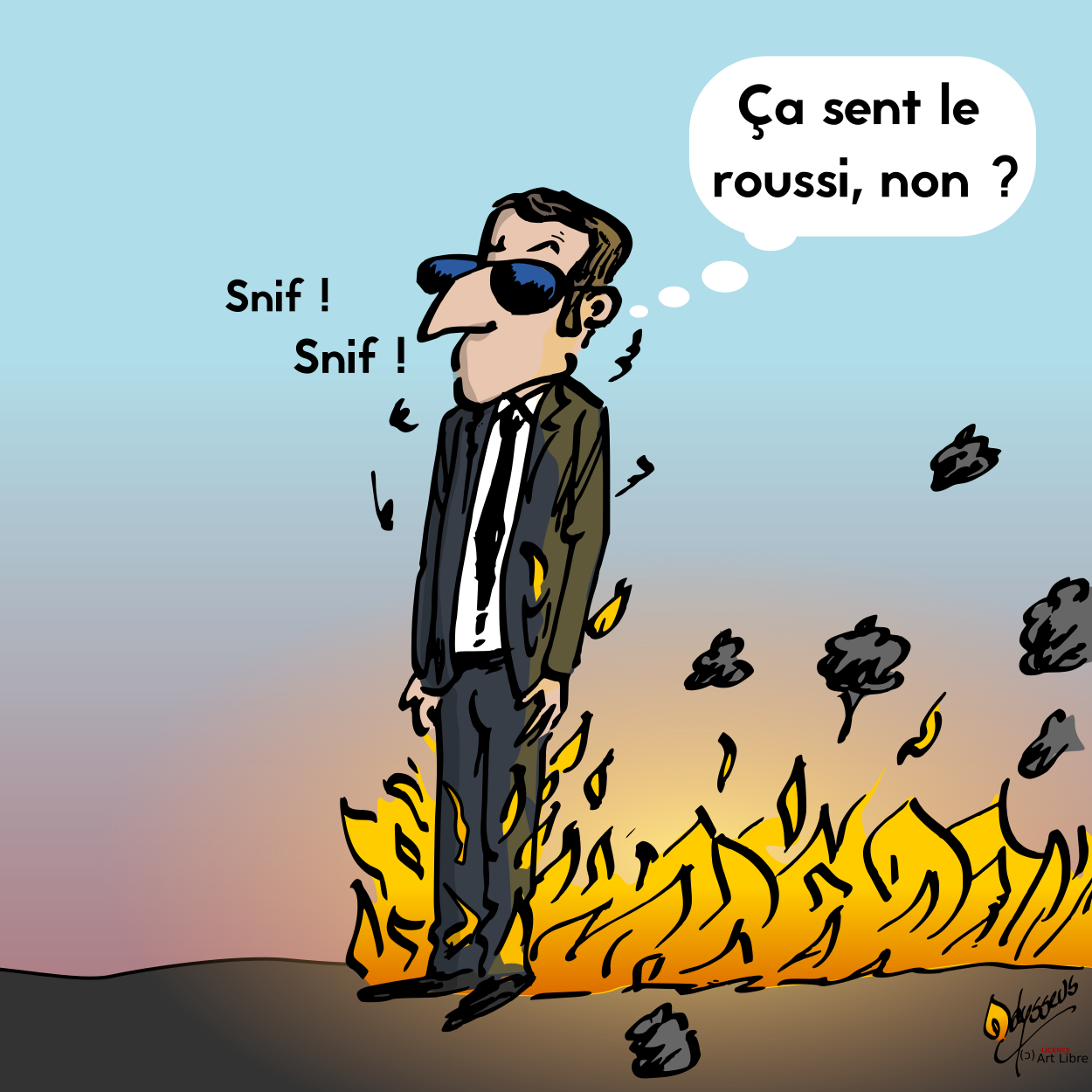 Ca sent le roussi, non ?